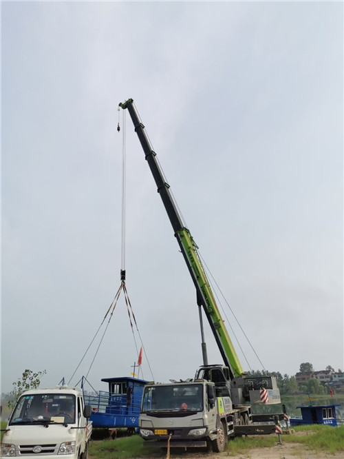 唐山市桥梁建设吊装案例